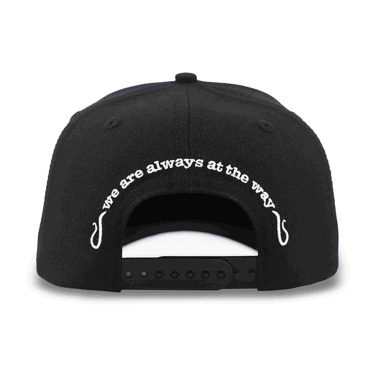 Black Serpentine Icon Logo Baseball Cap