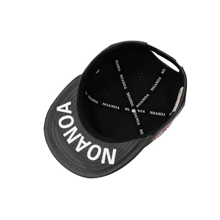 TCAP Custom 5Panel Leather Hat 3D Puff Embroidery Snapback Hat