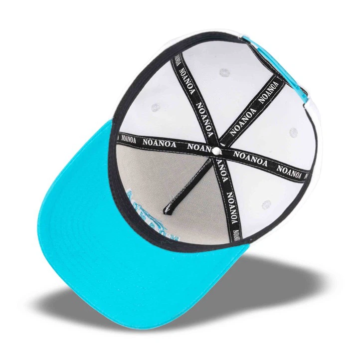 TCAP Custom Cotton Hats Blue Baseball Caps 3D Embroidery Sport Caps